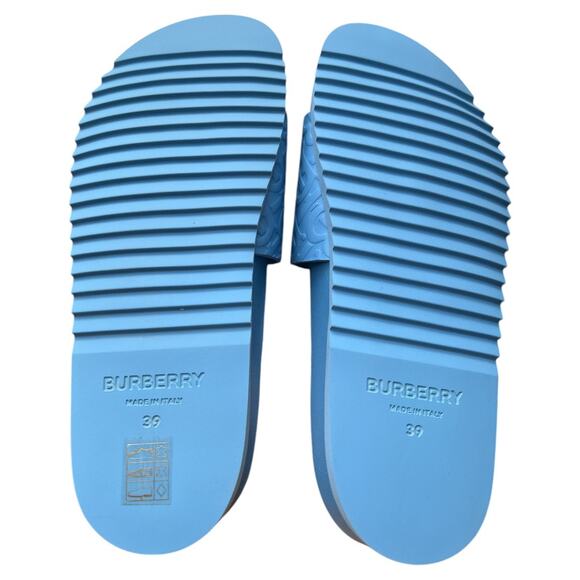 Burberry Melroy TB Monogram-Embossed Slides, EU39/US6 - Picture 7 of 15
